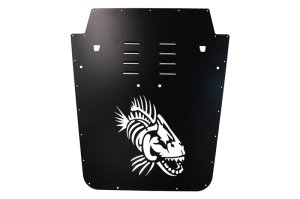 Jeep Wrangler Unlimited Hood Louver - Fishbone Offroad - Black - `07-`18